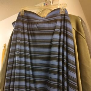 Ava & Viv, 4X, Navy & Black Skirt